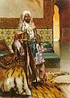 Rudolf Ernst Canvas Paintings - The Arab Prince